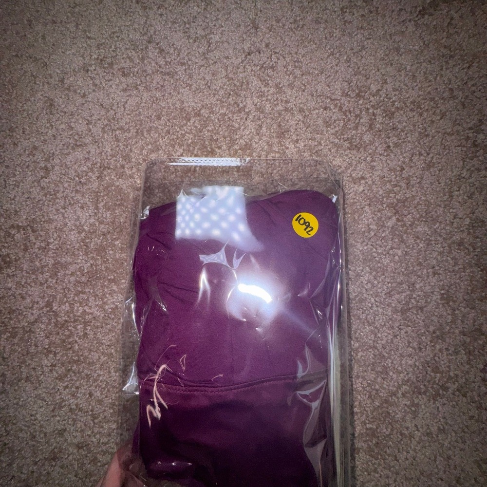Mossimo Magenta 1/2 Sleeve V-Neck Blouse, Satin Trim & Tailored Empire Waist - S - Picture 8 of 8